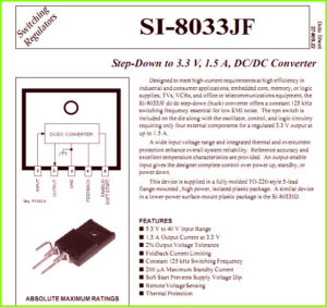 SI-8033 datasheet