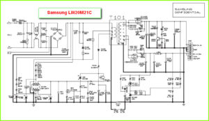 Samsung LW20M21C схема блока питания