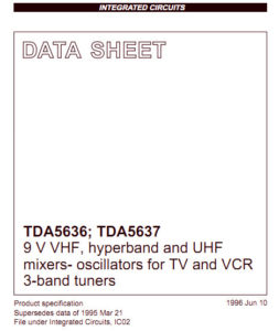 TDA5636 datasheet