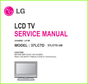 Service Manual LG 37LC7D