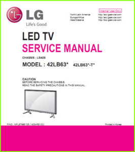 Service Manual LG 42LB6300