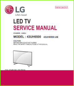 LG 43UH6500 схема и Service Manual