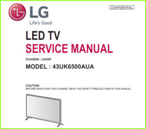 Service Manual LG 43UK6500AUA