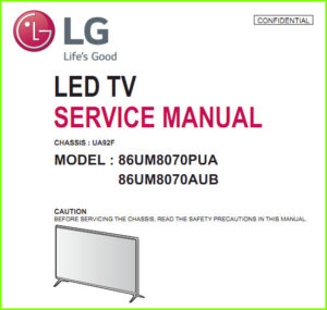 Service Manual LG 86UM8070PUA
