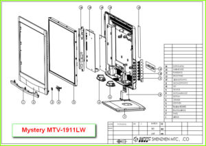 Mystery MTV-1911LW схема