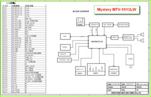 Mystery MTV-1913LW схема