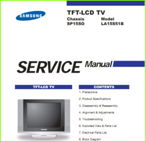 Samsung LA15S51B Service Manual