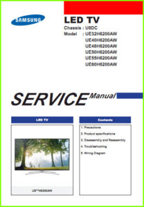 Samsung UE32H6200AW Service Manual