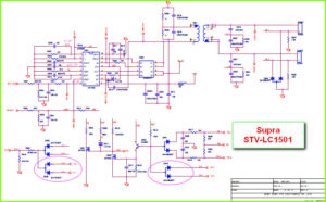 Supra STV-LC1501 схема