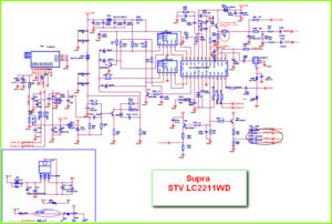 Supra STV-LC2211WD схема
