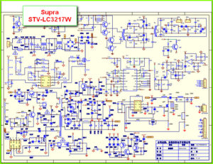 Supra STV-LC3217W схема