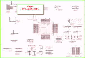Supra STV-LC39520FL схема