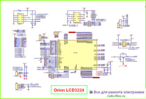 Orion LCD3224 схема