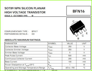 BFN16 datasheet