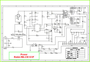 Rubin RB-23K101F схема источника питания