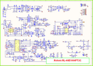 Rolsen RL-46E1004FT2C схема источника питания