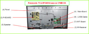 Panasonic шасси 17MB130 схема и сервис-мануал