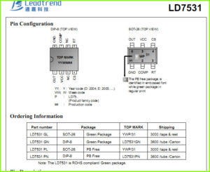 LD7531 datasheet