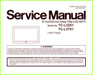 Panasonic TC-L32X1 схема и сервис мануал