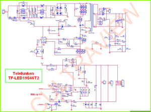 Telefunken TF-LED19S46T2 схема источника питания
