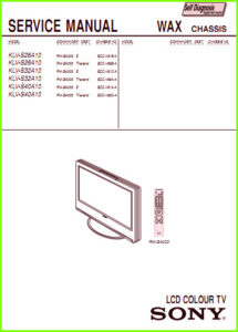 LCD TV Sony шасси WAX 9-872-887-01