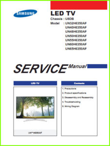 Samsung UN32H6350AF сервис-мануал