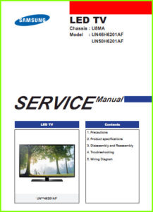 Samsung UN46H6201AF сервис-мануал