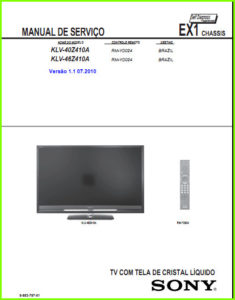 LCD TV Sony KLV-40Z410A схема и мануал