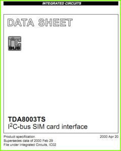 TDA8003 datasheet