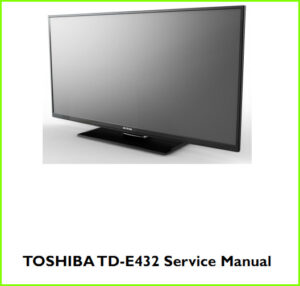 Toshiba TD-E432 сервис-мануал