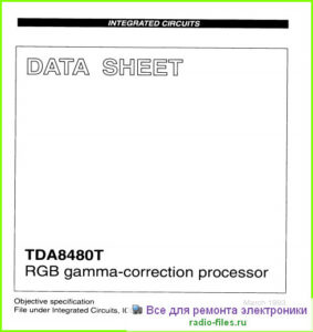 TDA8480 datasheet