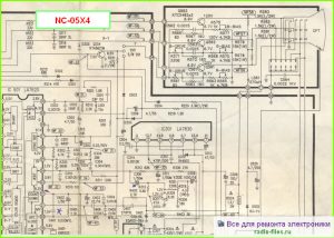 Шасси NC-5X4 схема