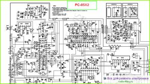 Шасси PC-05X2 схема