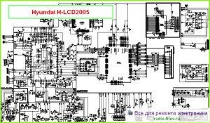 Hyundai H-LCD2005 схема