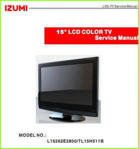 Izumi L15262E2800 схема и мануал