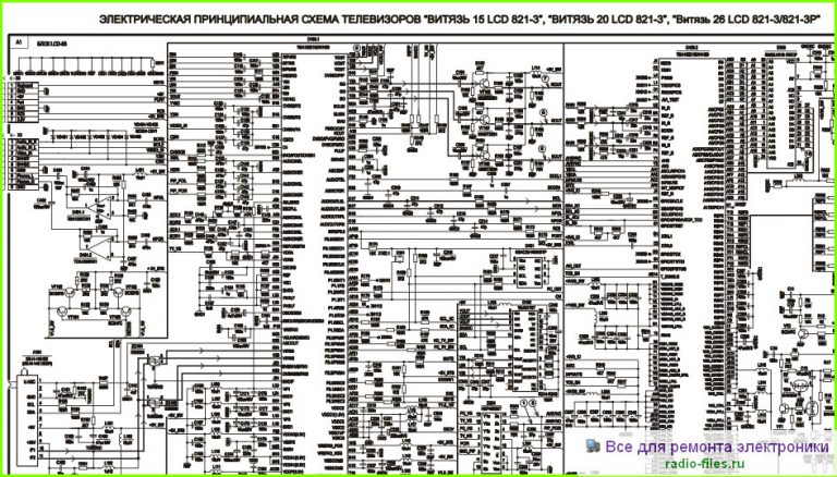 Витязь 20LCD821-3 схема