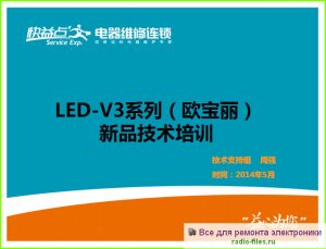 Changhong LED-V3 мануал