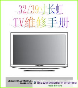 Changhong LED32580 схема и мануал