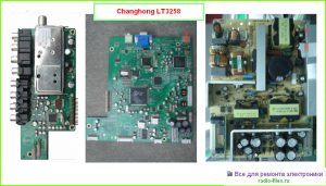 Changhong LT3258 схема и мануал