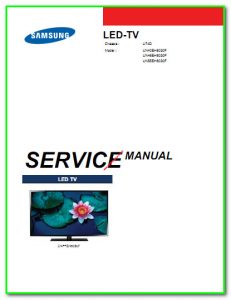 Samsung UN40EH6030F сервис-мануал на английском