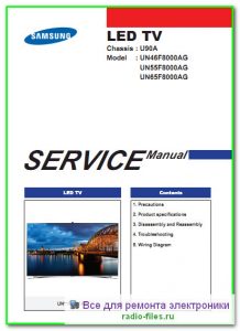 Samsung UN46F8000AG сервис-мануал на английском