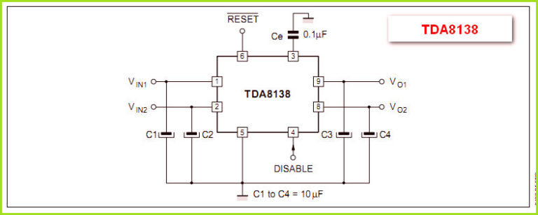 Tda8138a характеристики схема подключения