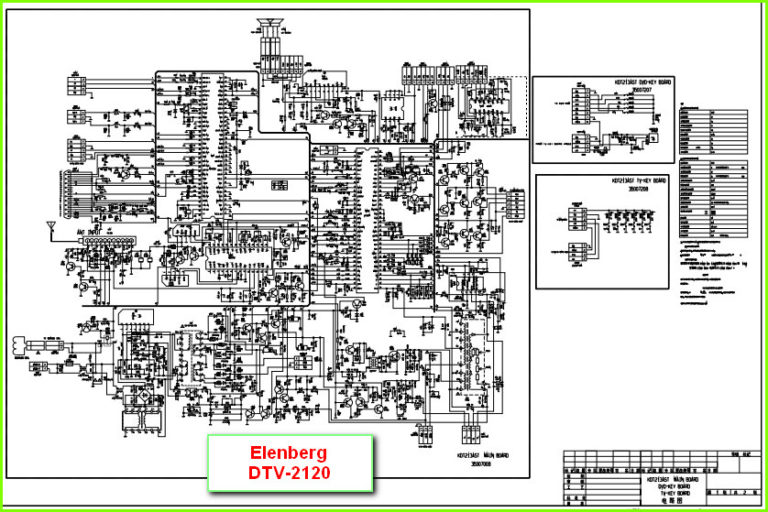 Elenberg DTV-2120 схема и сервис-мануал