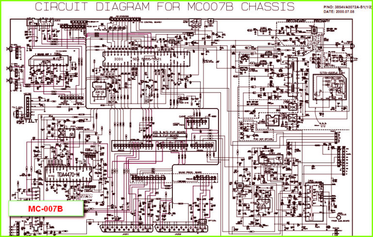 LG шасси MC-007B схема