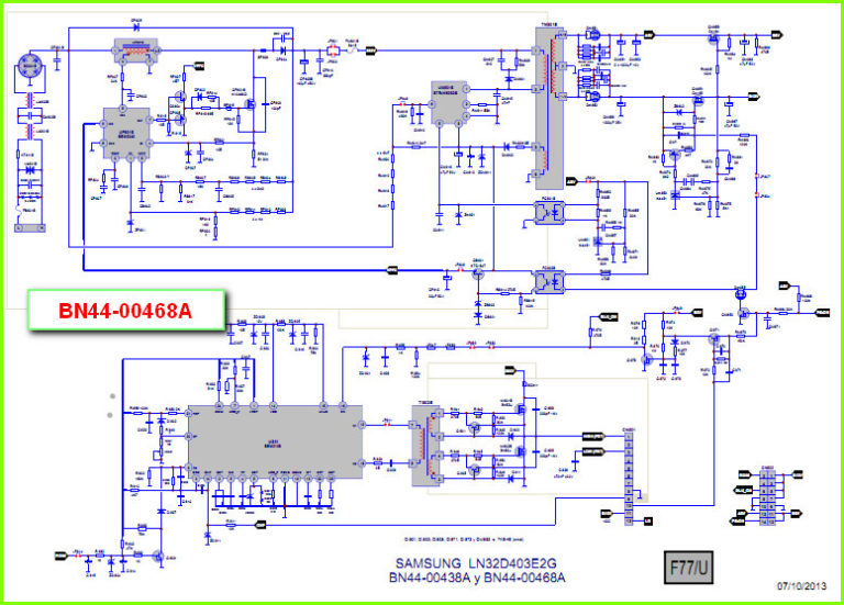 Схема блока питания bn44 00605a неисправности