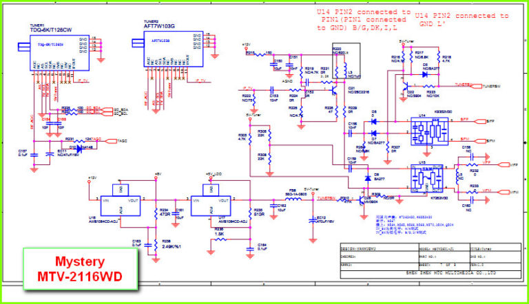 Схема mystery mtv 3206w