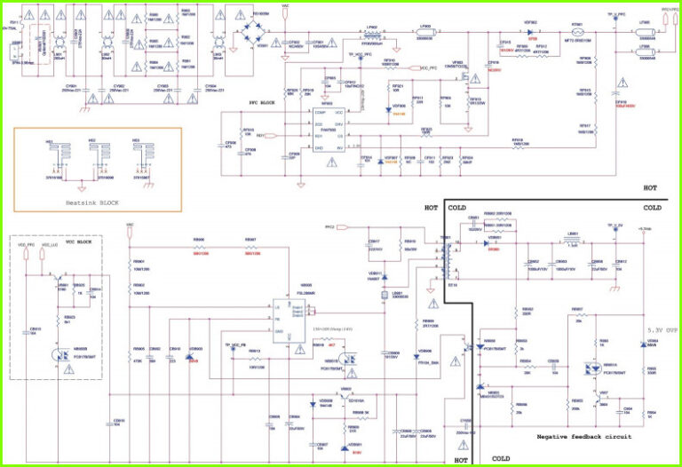 Toshiba DL4845 схема блока питания