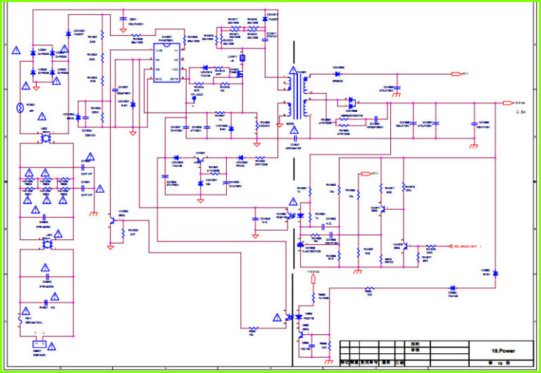 Toshiba LE2446 схема блока питания | Все для ремонта электроники